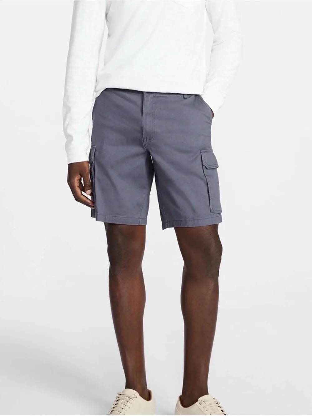 NWT George Men’s Cargo Shorts Size 38 Charcoal Gray 10” Inseam